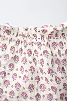 CULOTTE TEXTURÉE À FLEURS