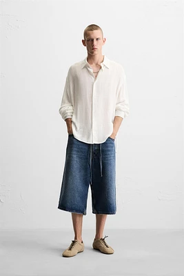 CHEMISE JACQUARD À CARREAUX