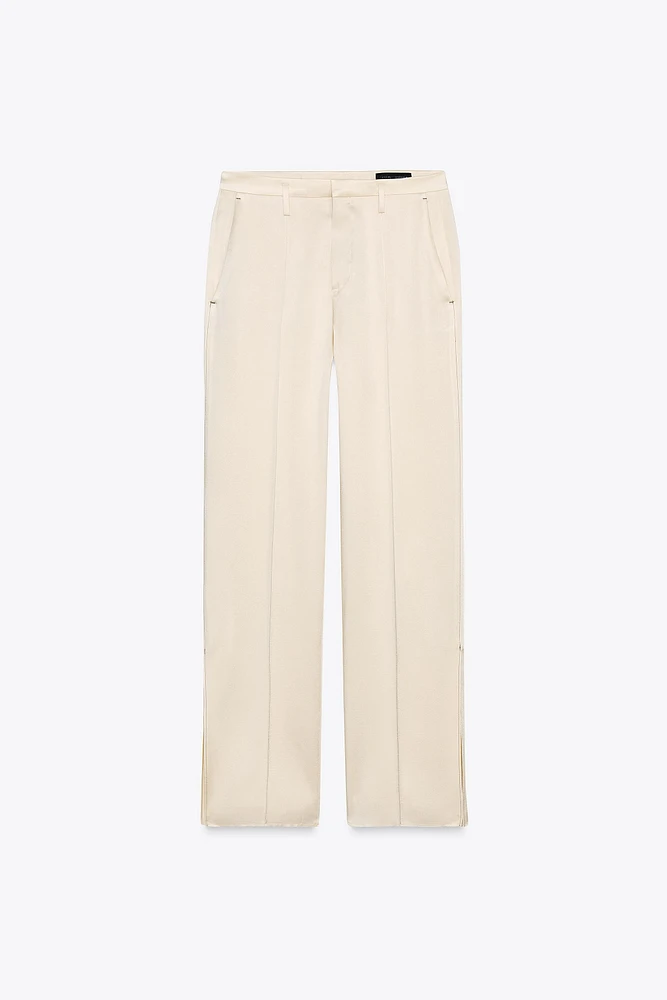PANTALON SATINÉ FENTES ZW COLLECTION
