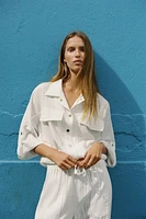 SHORT SLEEVE SAFARI SHIRT