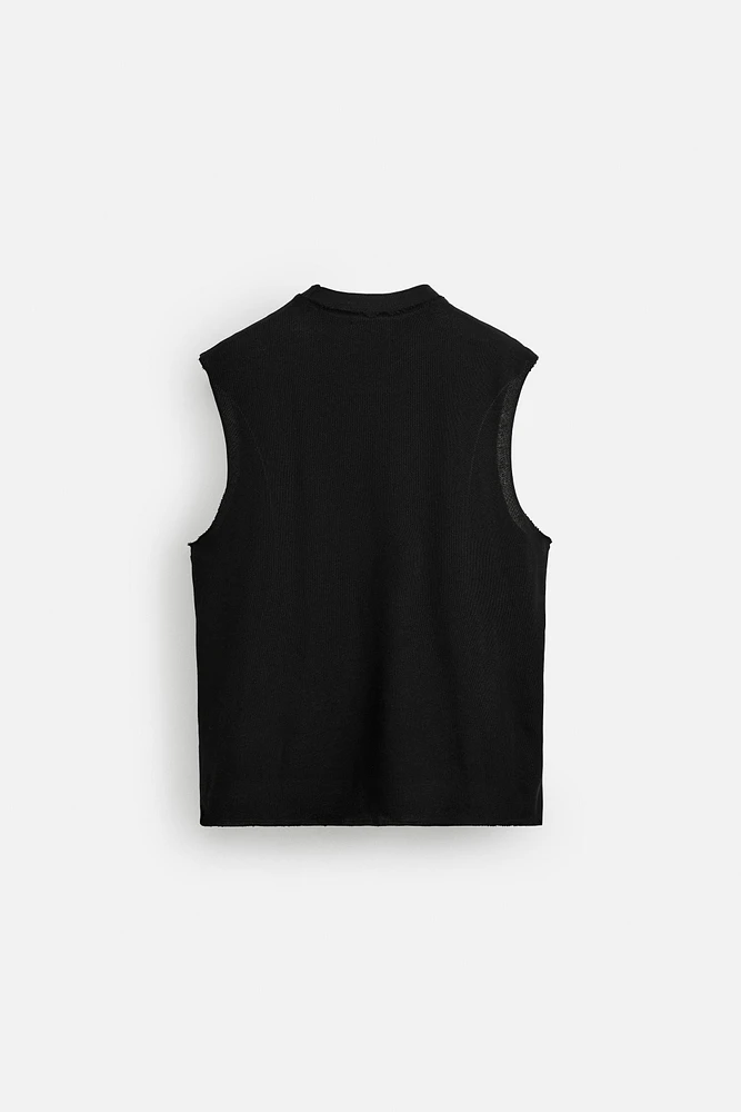 KNITTED TANK TOP