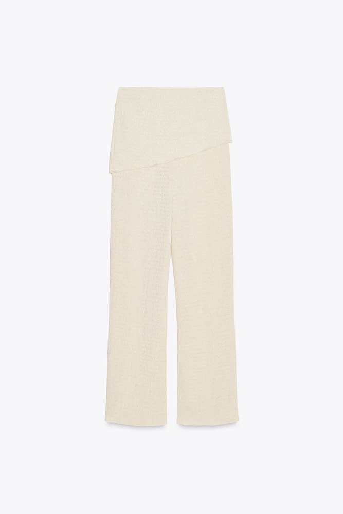 PANTALON PARÉO NŒUDS TEXTURÉ