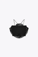 TOP ORGANZA FLEUR