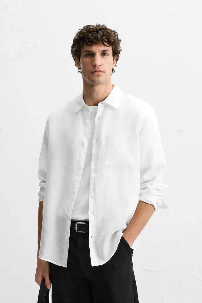 CHEMISE 100 % LIN