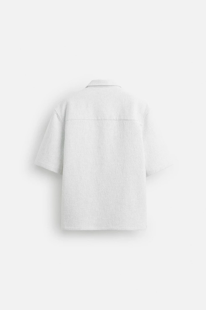 CHEMISE JACQUARD GÉOMÉTRIQUE