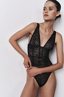 BODY EN DENTELLE COMBINÉE