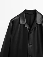 Veste légère courte en cuir nappa - Limited Edition