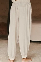 LINEN JOGGER PANTS
