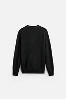 PULL BASIQUE EN MAILLE PERLÉE