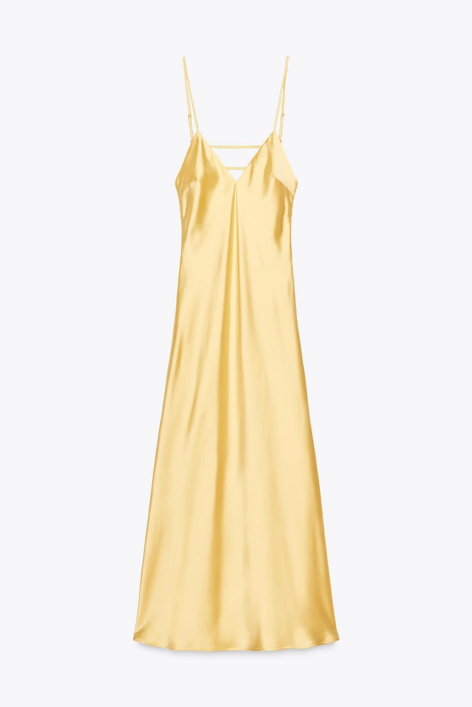 ROBE MIDI SATINÉE