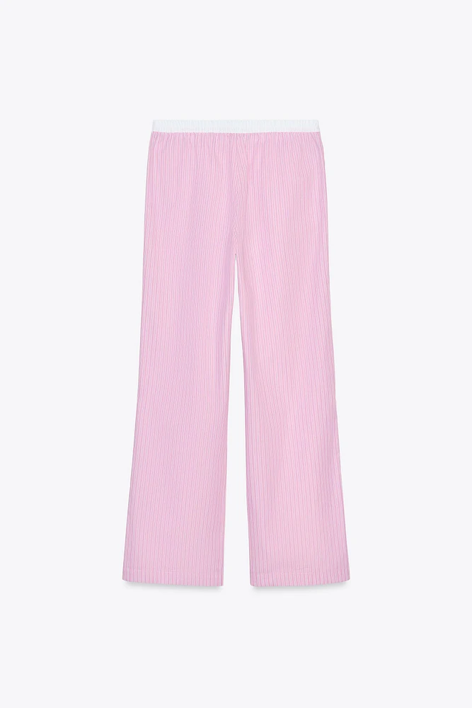STRIPED BOXER PAJAMA PANTS