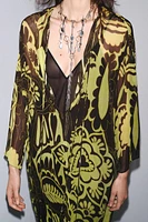 ZW COLLECTION PRINTED TUNIC DRESS