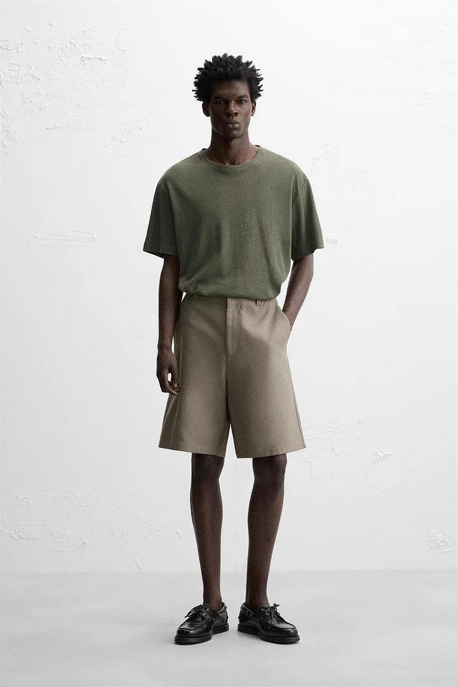 LINEN - COTTON T-SHIRT