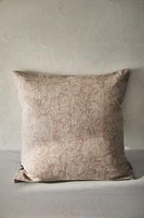 HOUSSE DE COUSSIN LIN DÉLAVÉ IMPRIMÉ MORRIS & CO