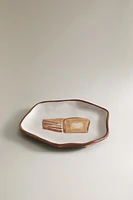SIDE PLATE WITH TOAST MOTIF