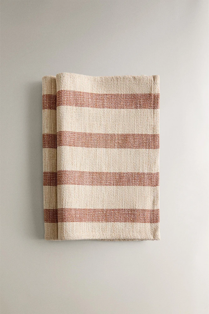 SET DE TABLE JUTE RAYURES (LOT 2)