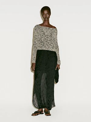 Flecked knit sweater - Limited Edition