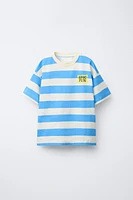 STRIPED PRINT T-SHIRT