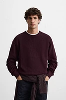 PURL KNIT SWEATER