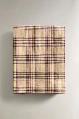 NAPPE COTON LIN CARREAUX