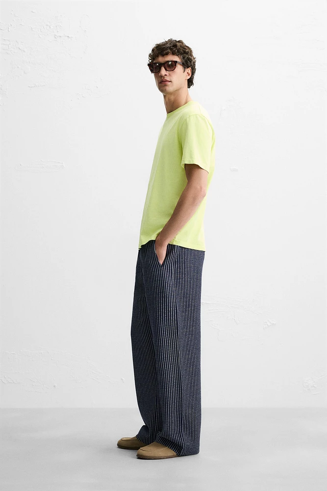 PANTALON RELAXED FIT SEERSUCKER