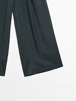 Pantalon fluide effet froiss