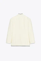 ZW COLLECTION CONTRAST TRIM BLAZER