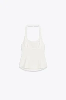 TOP HALTER LACETS