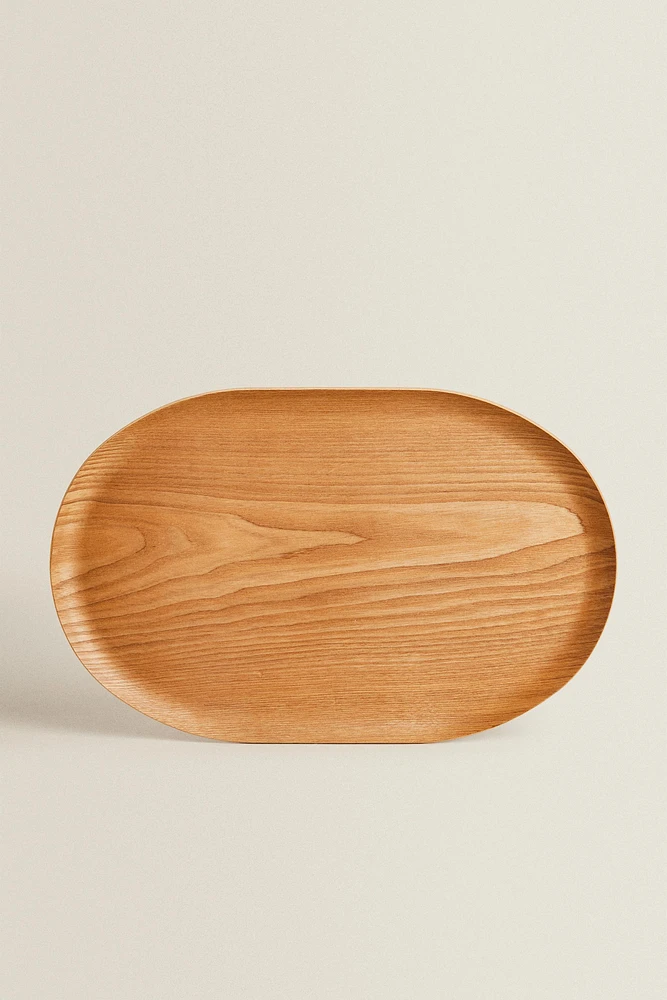 OVAL WOOD TRAY