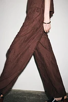 EMBROIDERED PAJAMA PANTS ZW COLLECTION