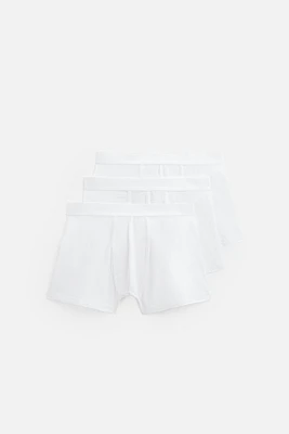 LOT DE 3 BOXERS BASIQUES