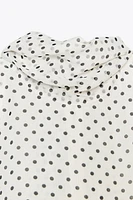 ZW COLLECTION POLKA DOT HALTER TOP