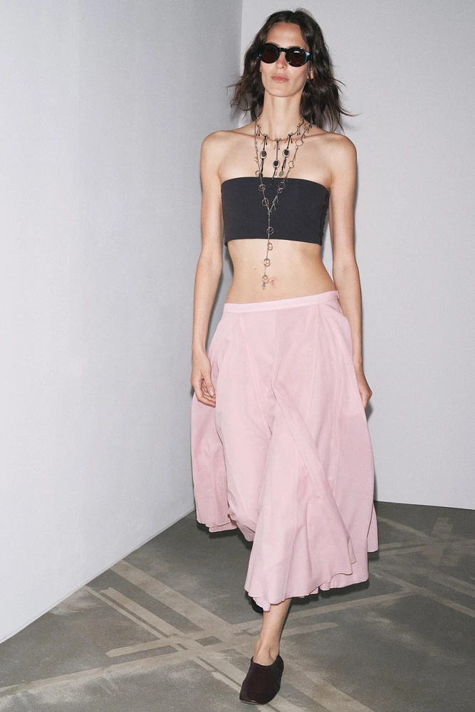 ZW COLLECTION FLared COTTON SKIRT