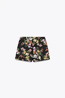 FLORAL PRINT SHORTS