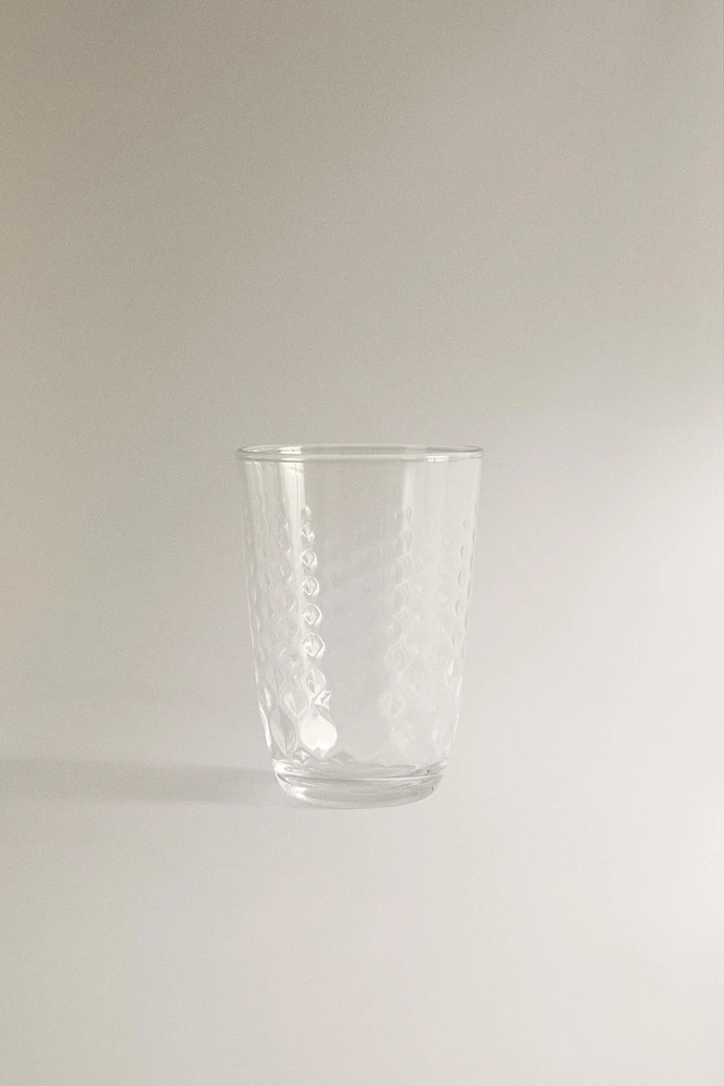 VERRE MOTIF RELIEF