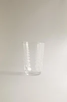 VERRE MOTIF RELIEF