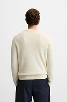 BASIC PURL KNIT SWEATER
