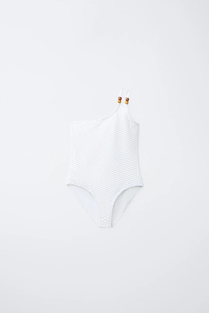 6-14 ANS/ MAILLOT DE BAIN EN MAILLE CROCHET