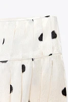 ZW COLLECTION POLKA DOT MIDI SKIRT