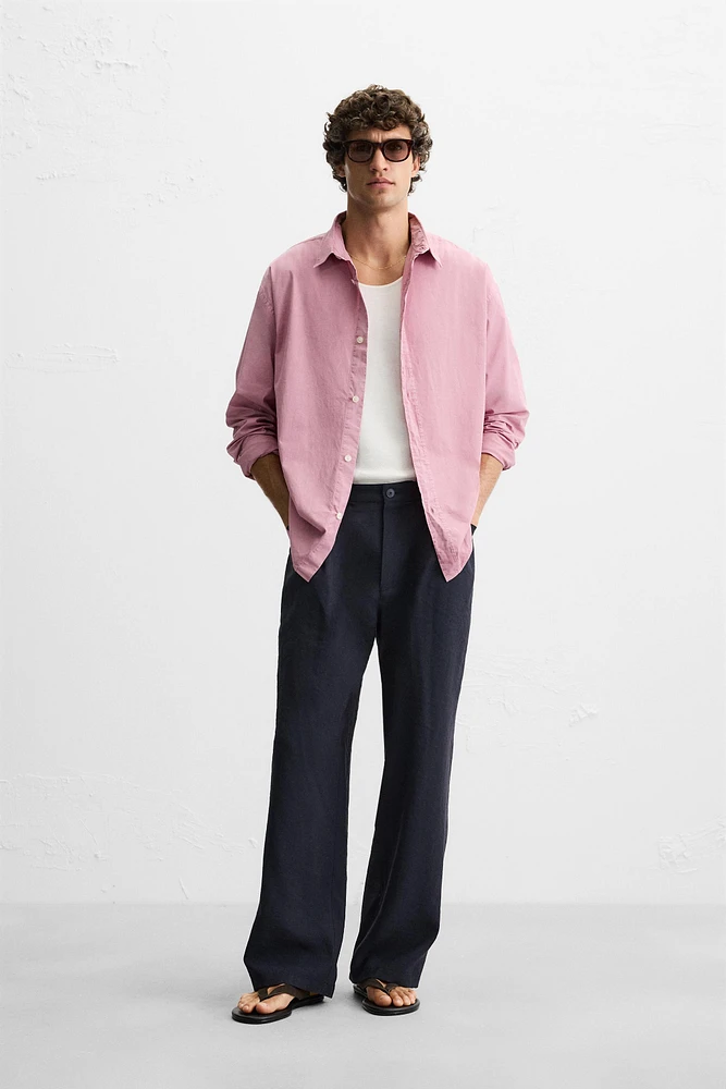 WASHED COTTON SHIRT