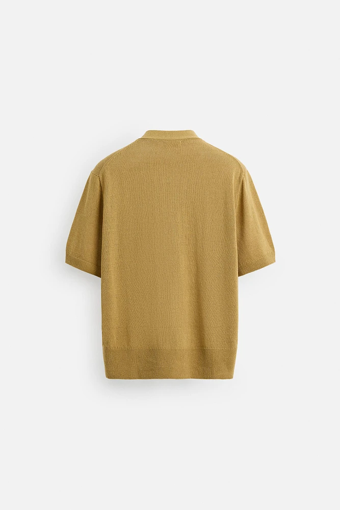 CARDIGAN MANCHES COURTES