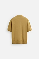 CARDIGAN MANCHES COURTES