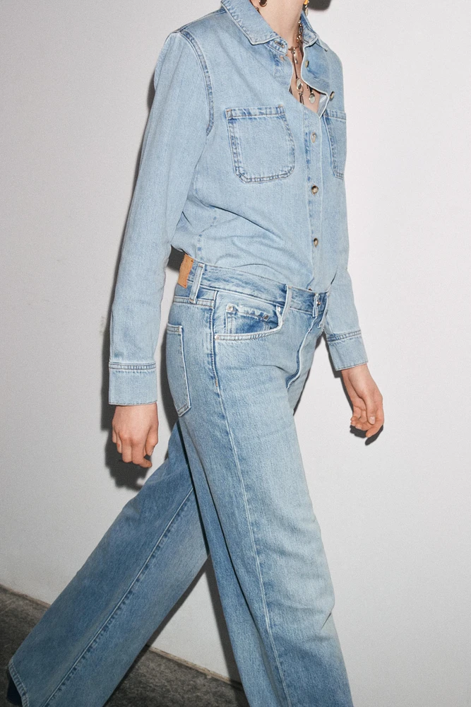 ZW COLLECTION DENIM OVERSHIRT