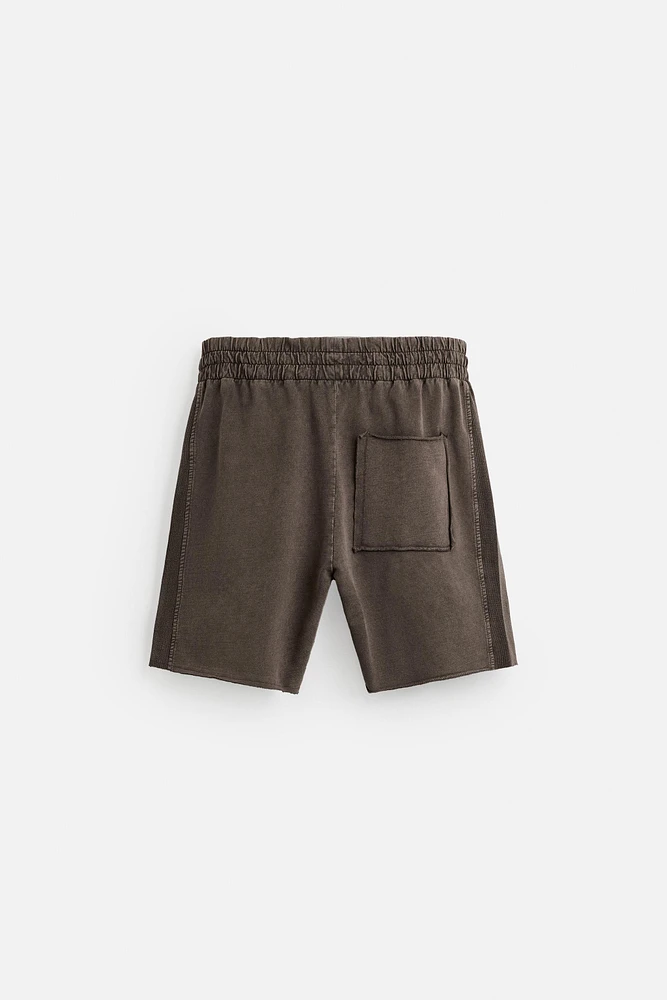 WASHED RELAXED FIT SHORTS