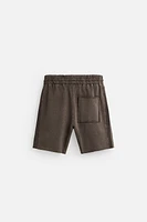 WASHED RELAXED FIT SHORTS