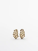 Droplet earrings with stones - Limited Edition