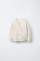 GILET EN MAILLE CÔTELÉE
