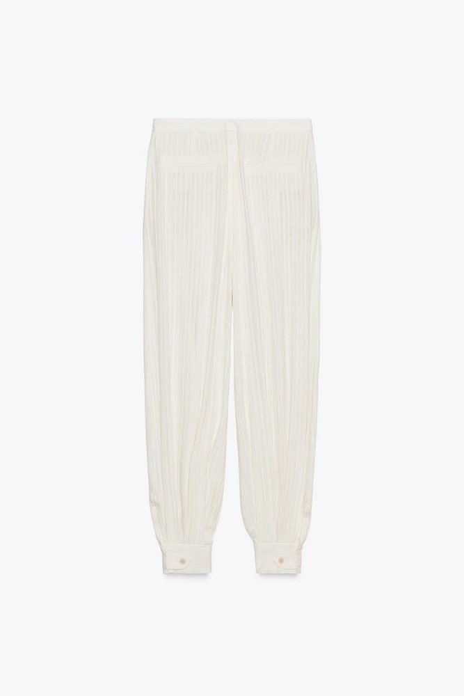ZW COLLECTION STRIPED CUFF PANTS