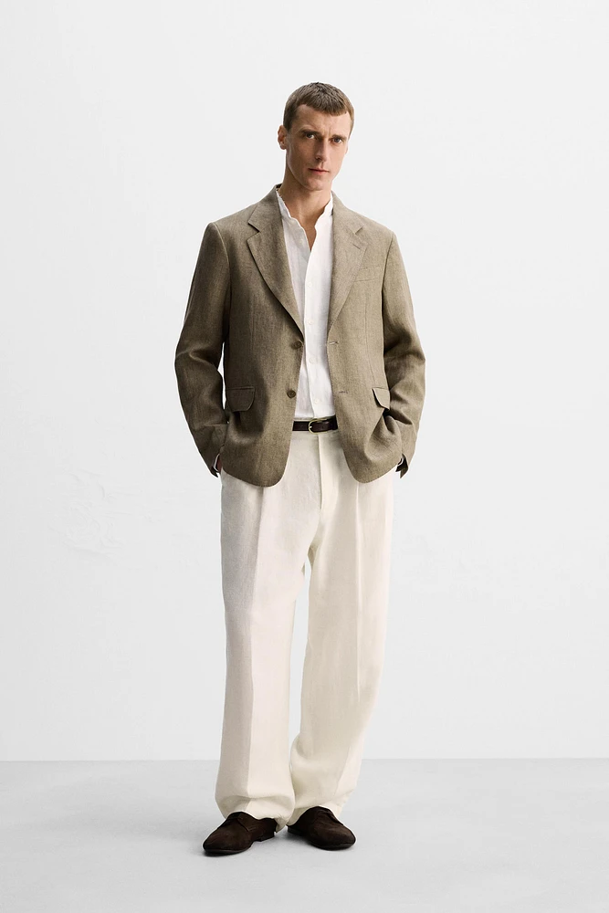 LIMITED EDITION 100% LINEN SUIT BLAZER