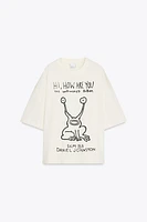 DANIEL JOHNSTON WASHED EFFECT T-SHIRT